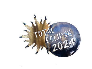 Eclipse  Sun and Moon  Metal Wall Art