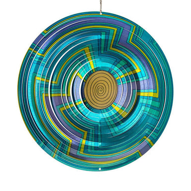 Mandala Swirl Stainless Wind Spinner