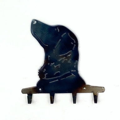 Black or Chocolate Lab Key Rack - MetalCraft Design