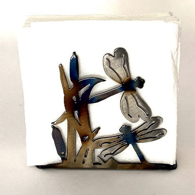 Dragonflies Large Napkin Holder - MetalCraft Design