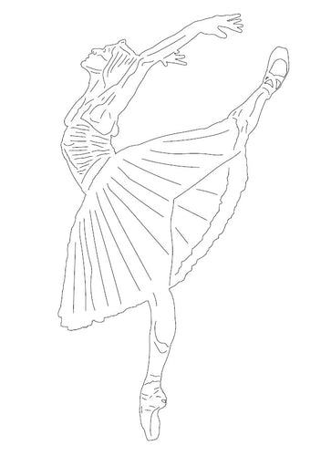Custom Ballerina Wall Art - MetalCraft Design
