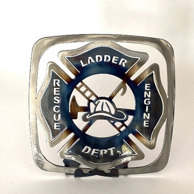 Firefighter Trivet - MetalCraft Design