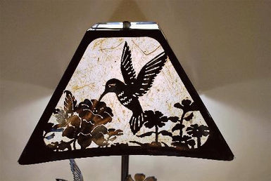 Hummingbird Table Lamp Medium - MetalCraft Design