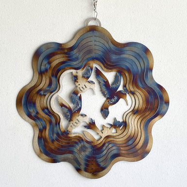 Hummingbird Wind Spinner Wavy - MetalCraft Design