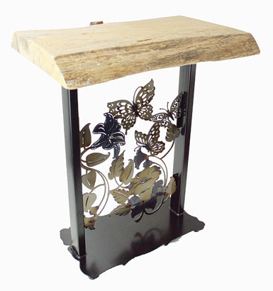 Butterfly Side Table With Interchangeable Image