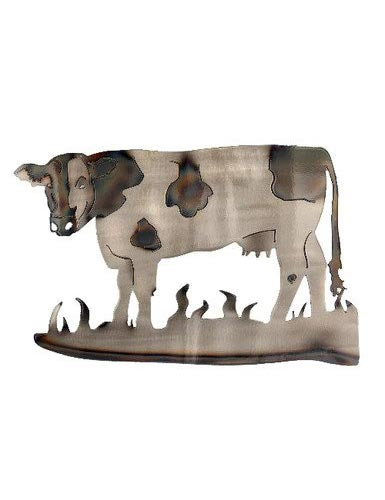 Cow Metal Wall Art