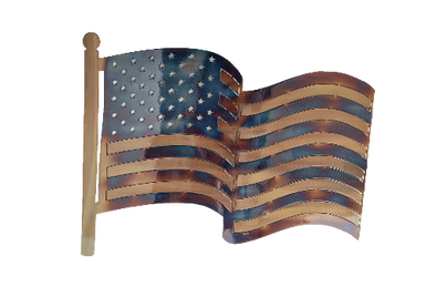 Traditional American Flag Wall Art - MetalCraft Design