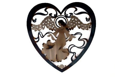 Angel Heart  Metal Wall Art - MetalCraft Design