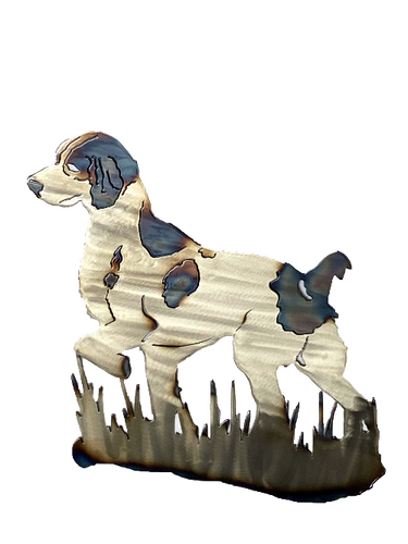 Brittany Spaniel  Metal Wall Art - MetalCraft Design