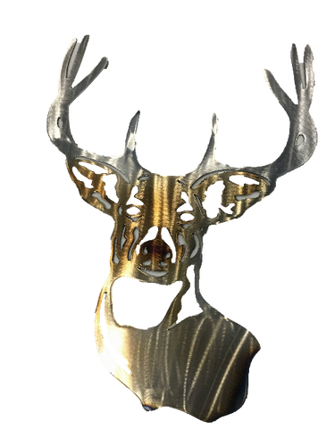 Buck Head Metal Wall Art - MetalCraft Design