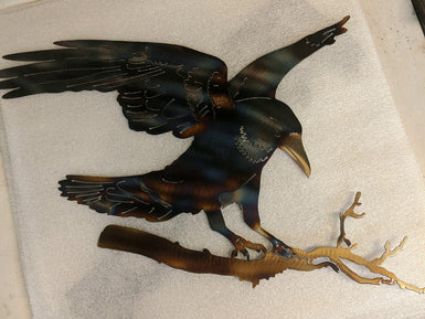 Custom Crow Wall Art - MetalCraft Design