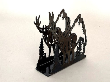 Deer Rocks Large Napkin Holder - MetalCraft Design
