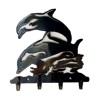 Dolphins Key Rack - MetalCraft Design