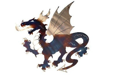 Dragon With Tongue Wall Art - MetalCraft Design