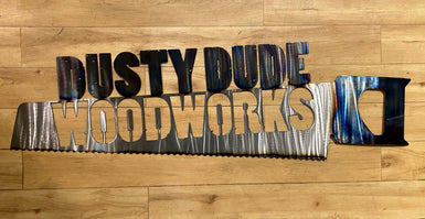 Custom Sign Dusty Dudes - MetalCraft Design
