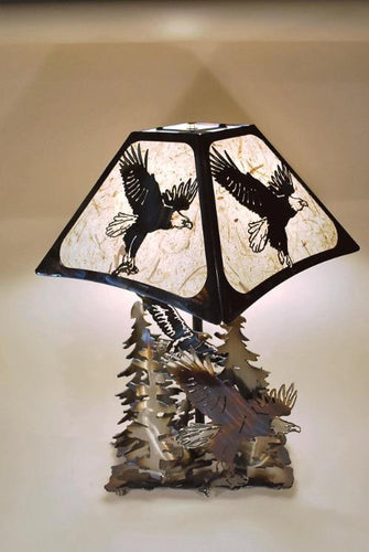 Eagle Table Lamp Medium - MetalCraft Design
