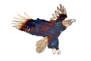 Eagle Landing Wall Art - MetalCraft Design