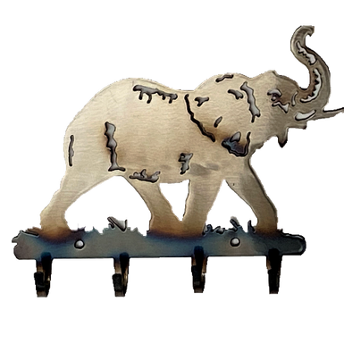 Elephant Key Rack - MetalCraft Design