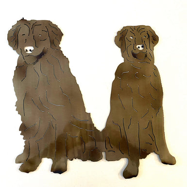 Custom Golden Retriever Dog - MetalCraft Design