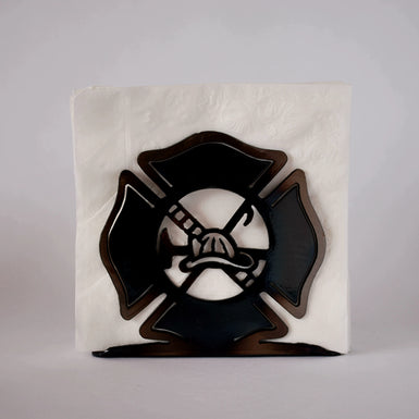 Firefighter Large Napkin Holder - MetalCraft Design