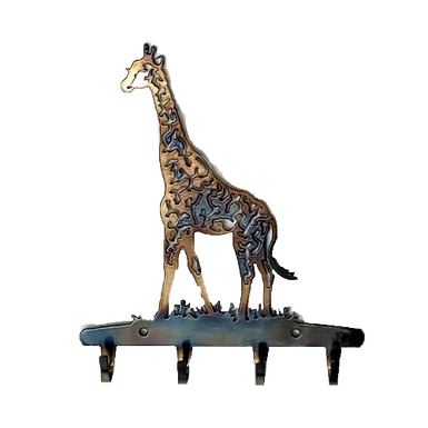 Giraffe Key Rack - MetalCraft Design