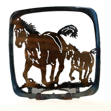 Horse and Colt Trivet - MetalCraft Design
