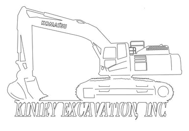 Custom Excavator Sign - MetalCraft Design