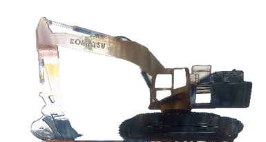 Excavator Large Metal Wall Art - MetalCraft Design