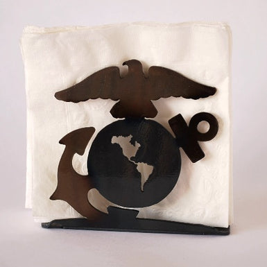 US Marines Large Napkin Holder - MetalCraft Design