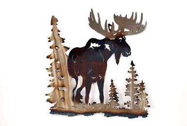 Moose Wall Art - MetalCraft Design