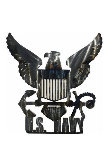 US Navy Eagle Wall Art - MetalCraft Design
