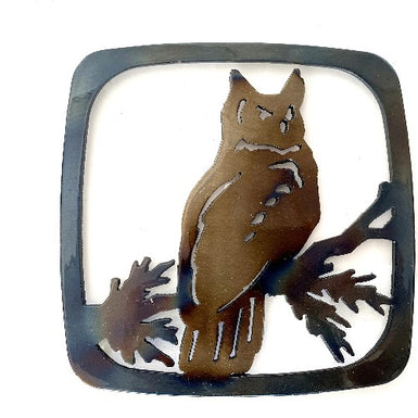 Great Horned Owl Trivet - MetalCraft Design