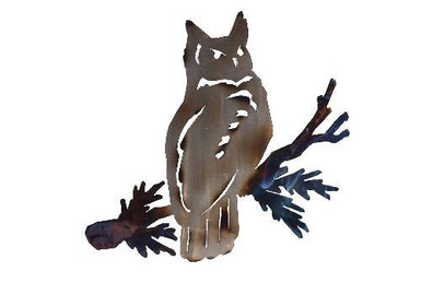 Great Horned Owl Wall Art - MetalCraft Design