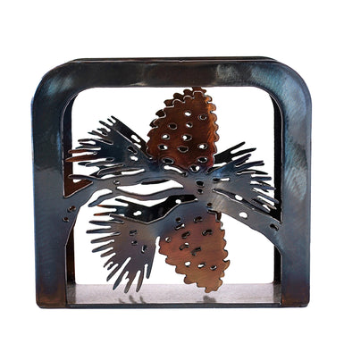 Pine Cones Large Napkin Holder - MetalCraft Design