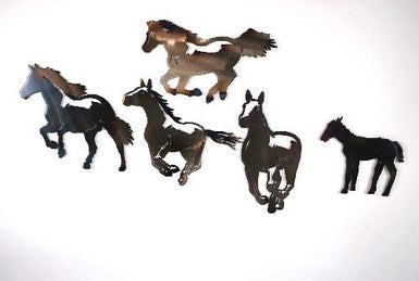 Horse Stampede 3-D Wall Art - MetalCraft Design
