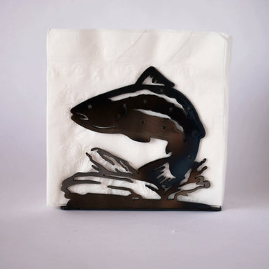 Steelhead Trout Large Napkin Holder - MetalCraft Design