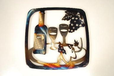 Wine Theme Trivet - MetalCraft Design