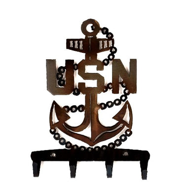 US Navy Anchor Key Rack - MetalCraft Design