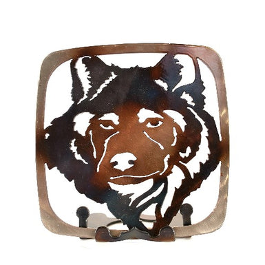 Wolf Head Trivet - MetalCraft Design