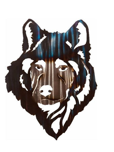 Wolf Head Wall Art - MetalCraft Design
