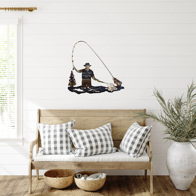 Fly Fisherman Wall Art