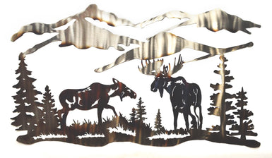 Moose Mountain Wall Art - MetalCraft Design